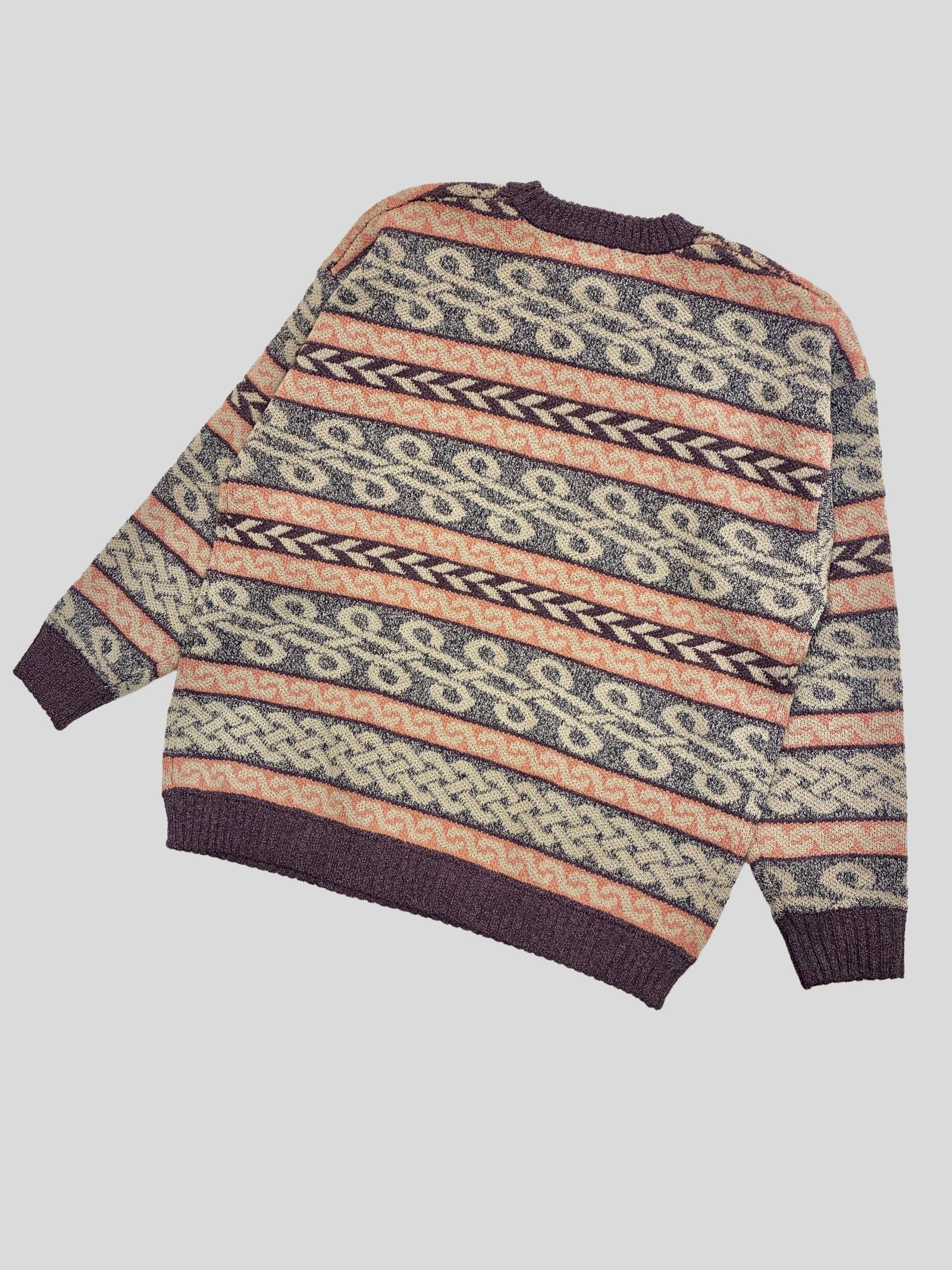 BRAID KNIT / ニット・セーター / パープル / ナスングワム