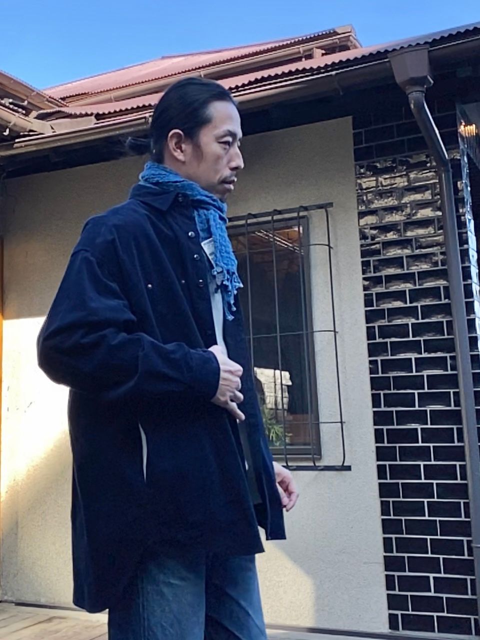 F3482 CORDUROY BALL SHIRT / NAVY