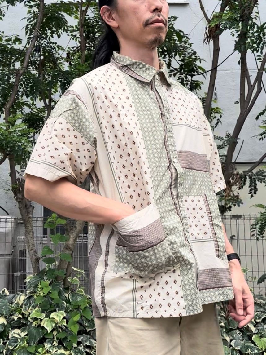 Nasngwam.SUBURB S/S SHIRTS / ベージュ