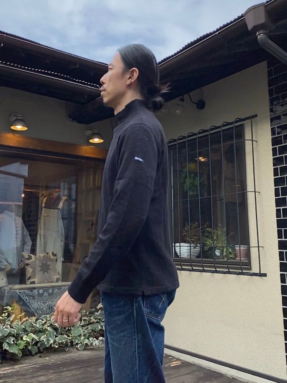 te002H / ORIGNAL NEW HIGH NECK-T / ハイネック / BLACK
