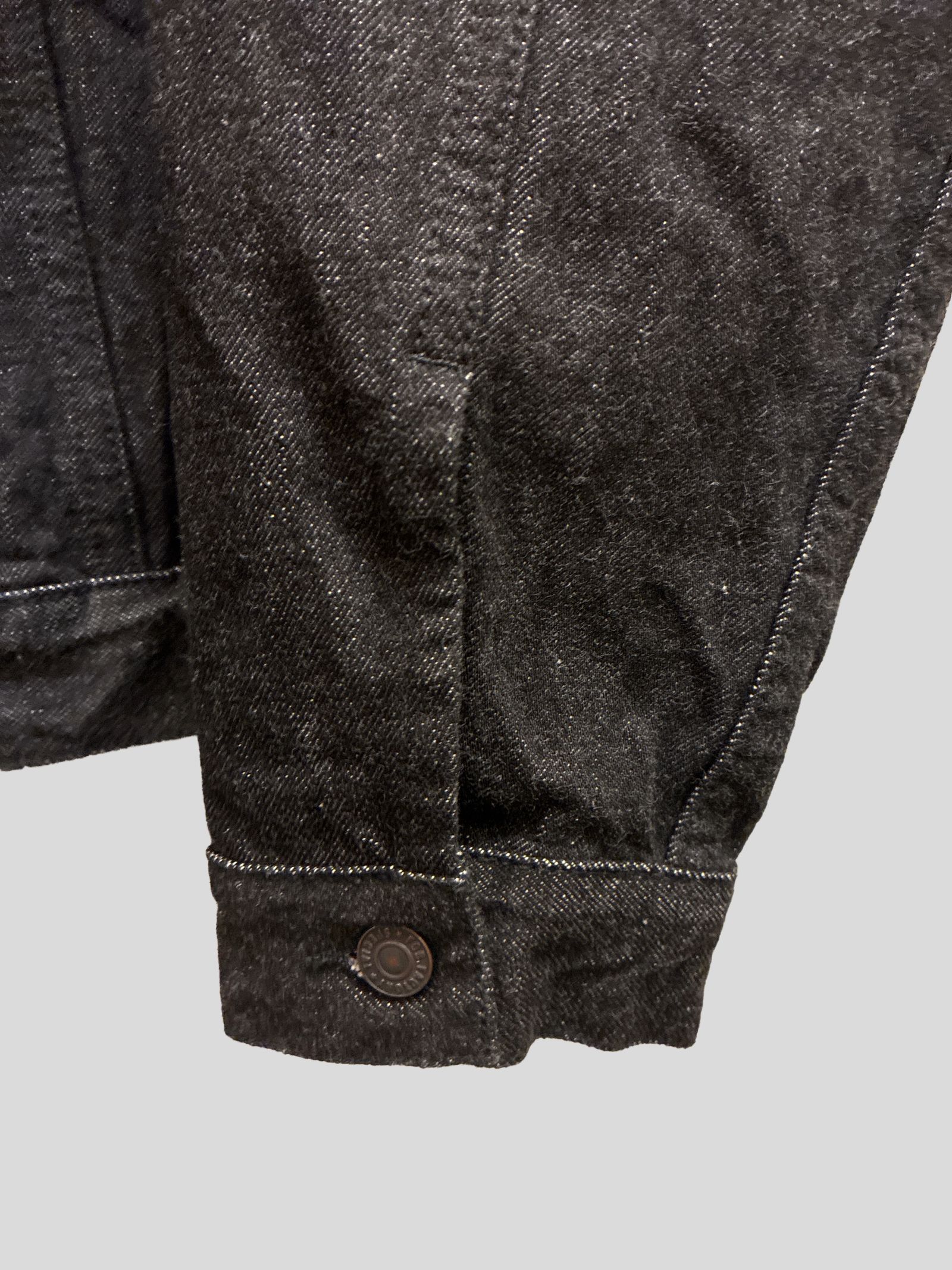 FOBファクトリー / F2444 SELVEDGE DENIM 3rd JKT / セルビッジデニム3rd ジャケット / ブラックデニム