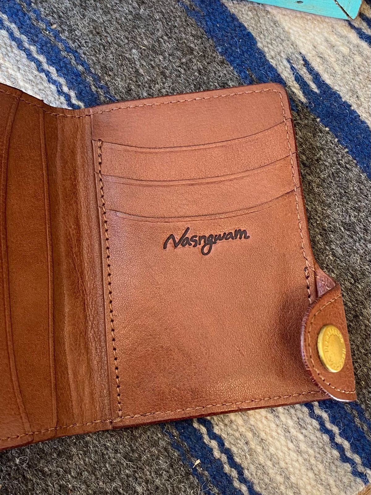 【NasngwamxDamasquina】Lone Star Card Case ローンスターカードケース / ブラウン