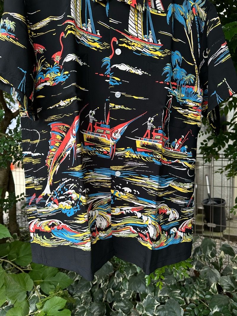 DK39040 / SPECIAL EDITION “FISHING BOAT”  半袖レーヨンシャツ / アロハシャツ / ハワイアン / スペシャル