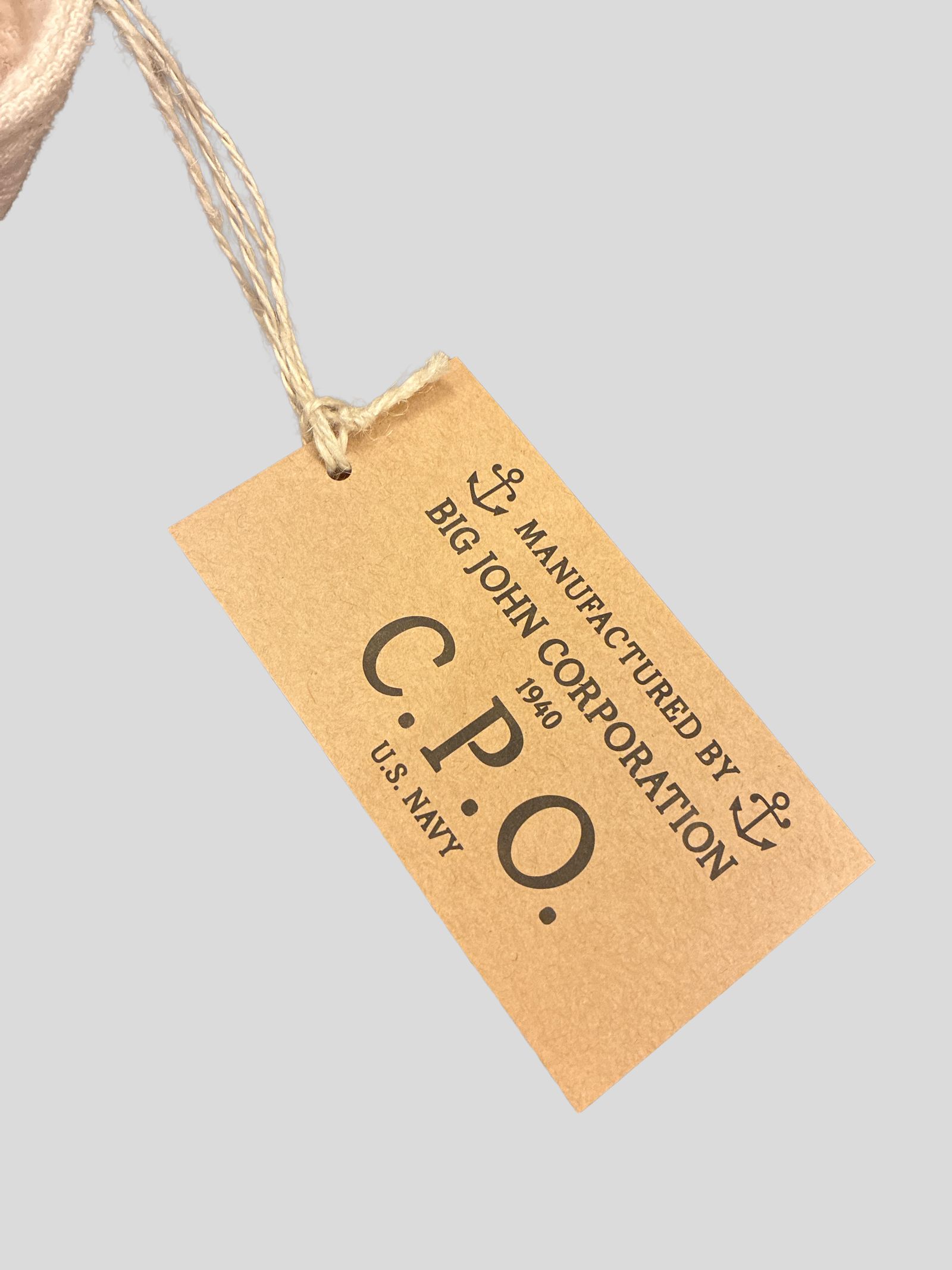 US NAVY CPOシャツ / ボルドー / ビッグジョン