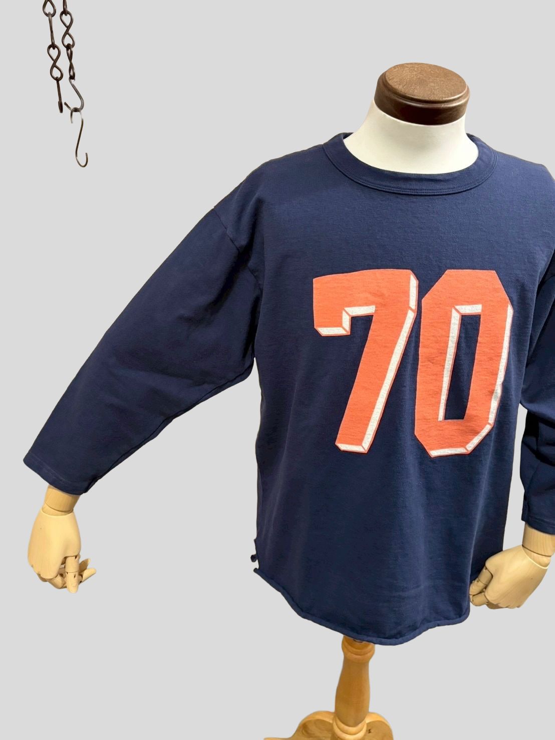 WELL JERSEY BB TEE(70S) ベースボールT/ ネイビー / ユニゾンスペシャル