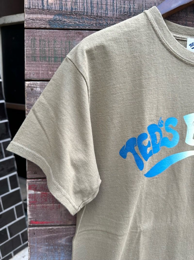 TED’S BAKERY  グラデーションロゴ Tシャツ  / オリーブ