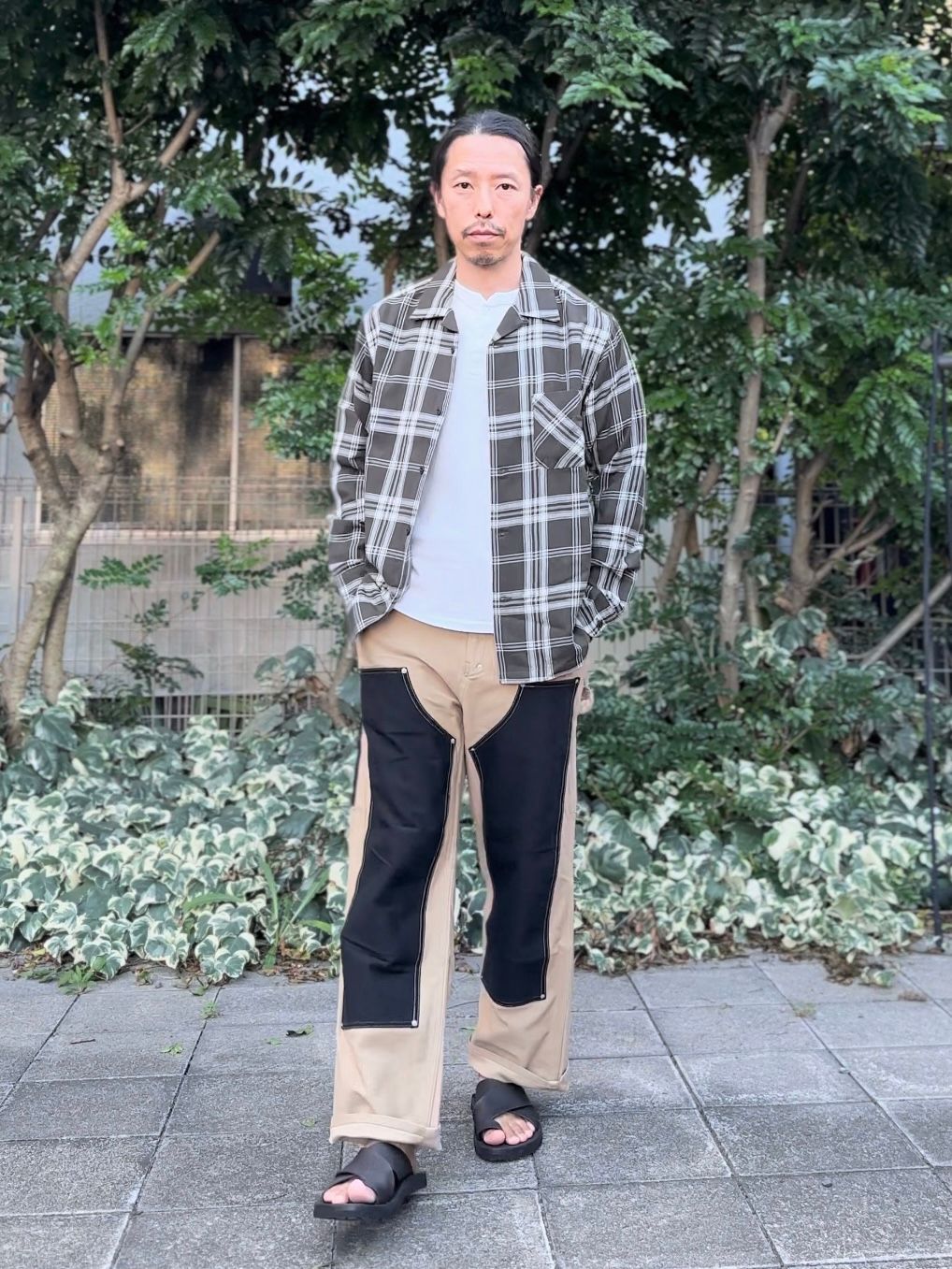 DUBBLE KNEE PANTS / ダブルニーパンツ / ブラック