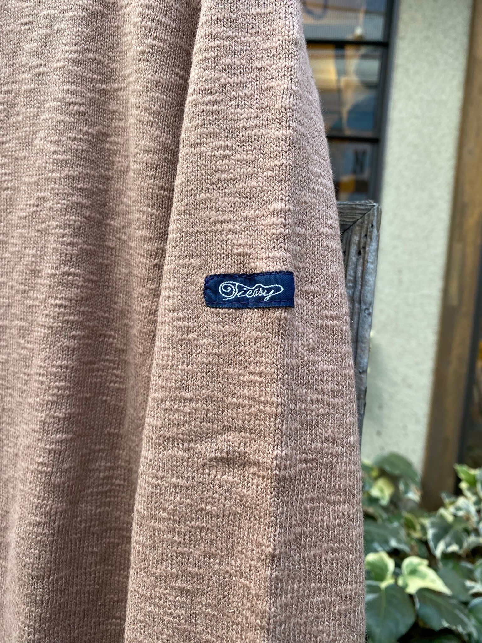te002 TIEASY ORIGINAL BOATNECK SHIRT  / オリジナルボートネックシャツ /