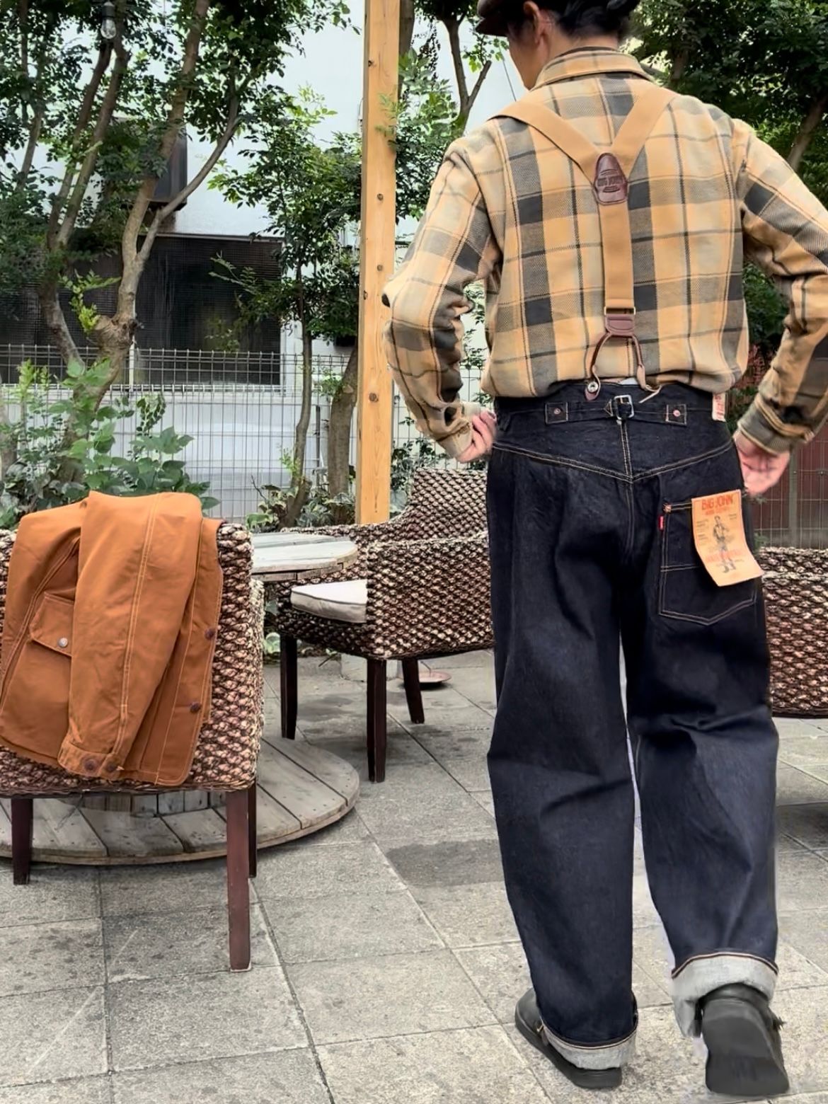 ウエストオーバーオール / シーアイランドコットン / M101(001) / ビッグジョン