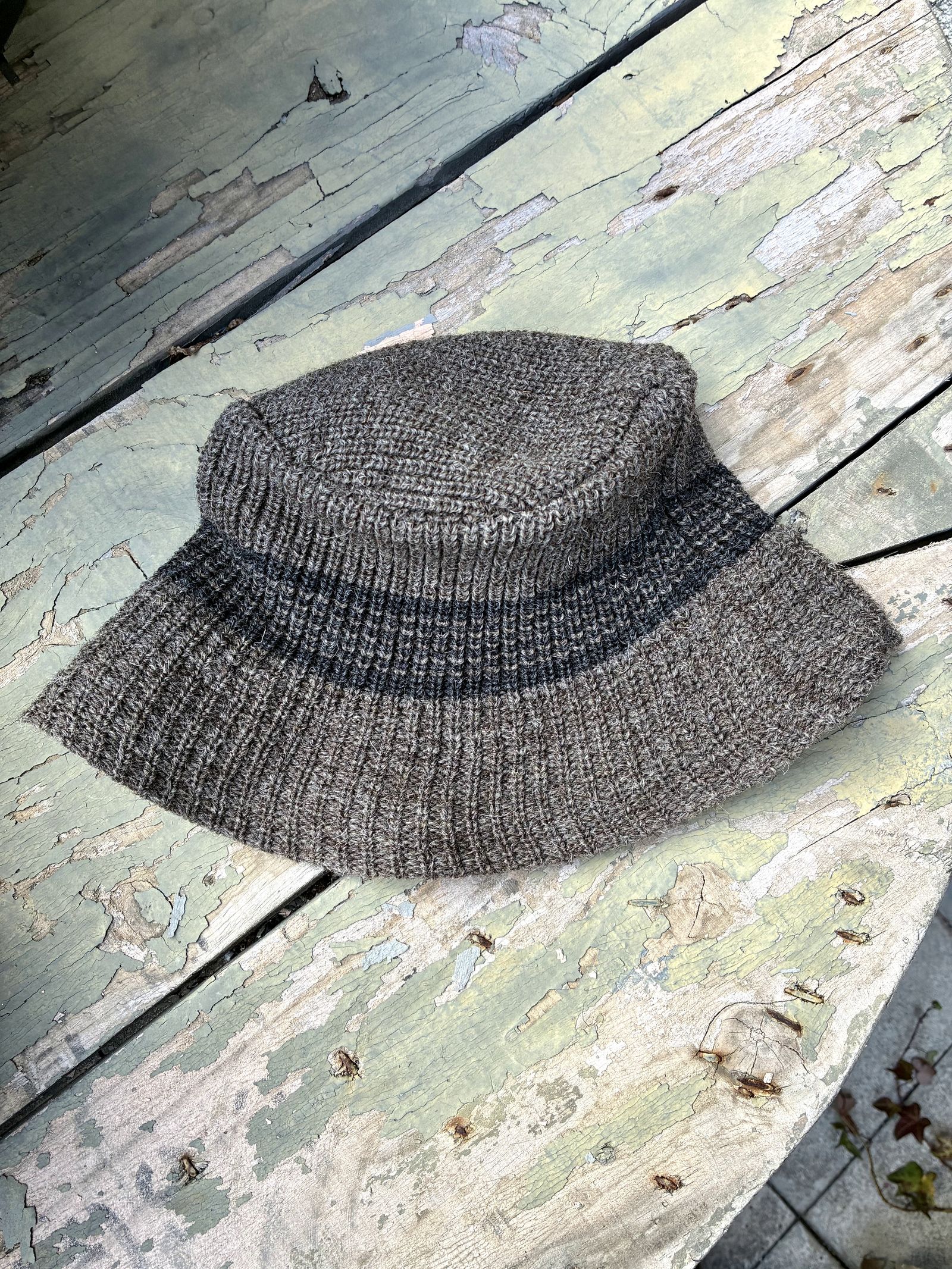 KINGSTON HAT / Nasngwam. × Highland2000 / ニットハット / バケットハット / グレージュ / ナスングワム