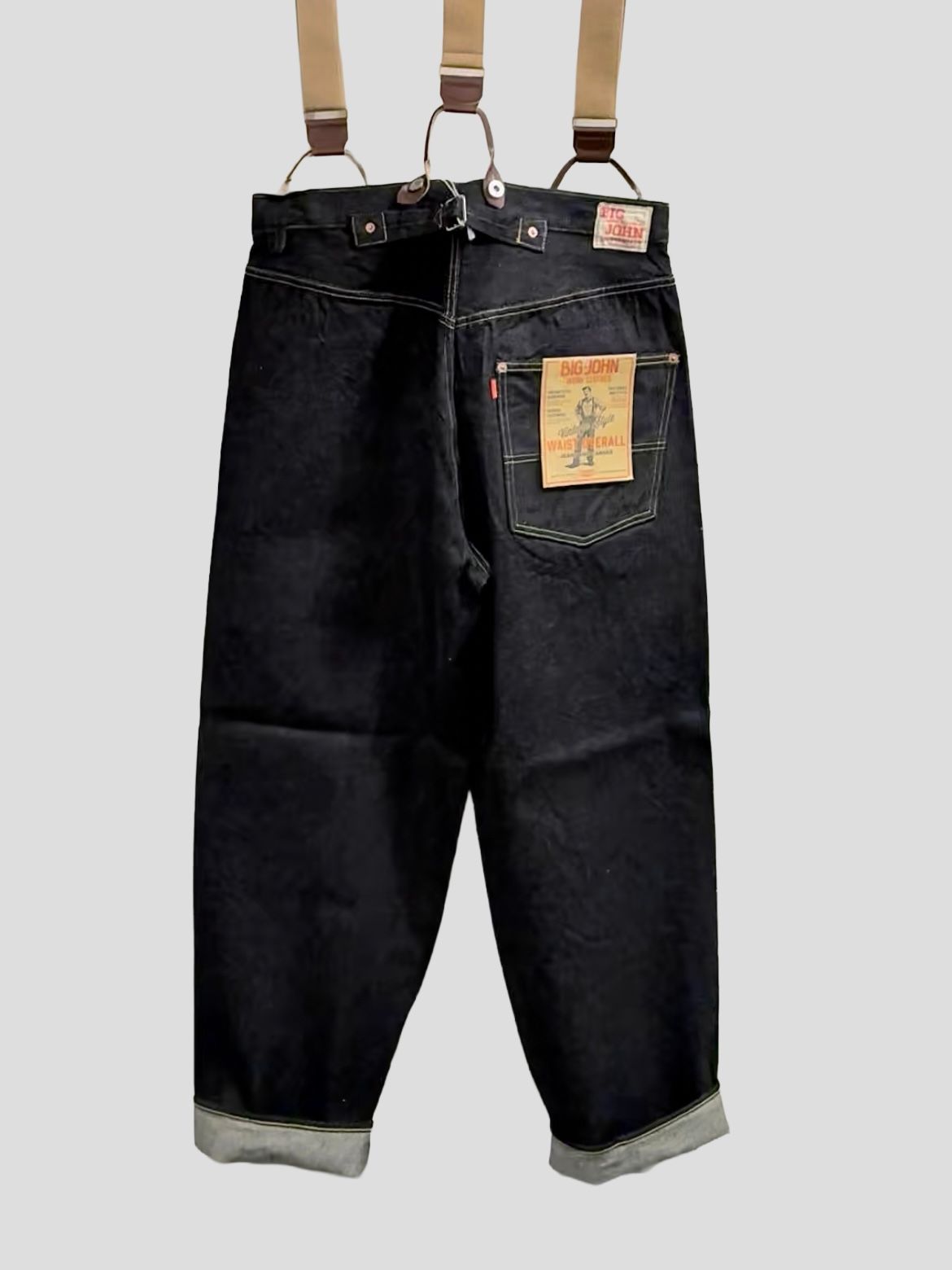 ウエストオーバーオール / シーアイランドコットン / M101(001) / ビッグジョン