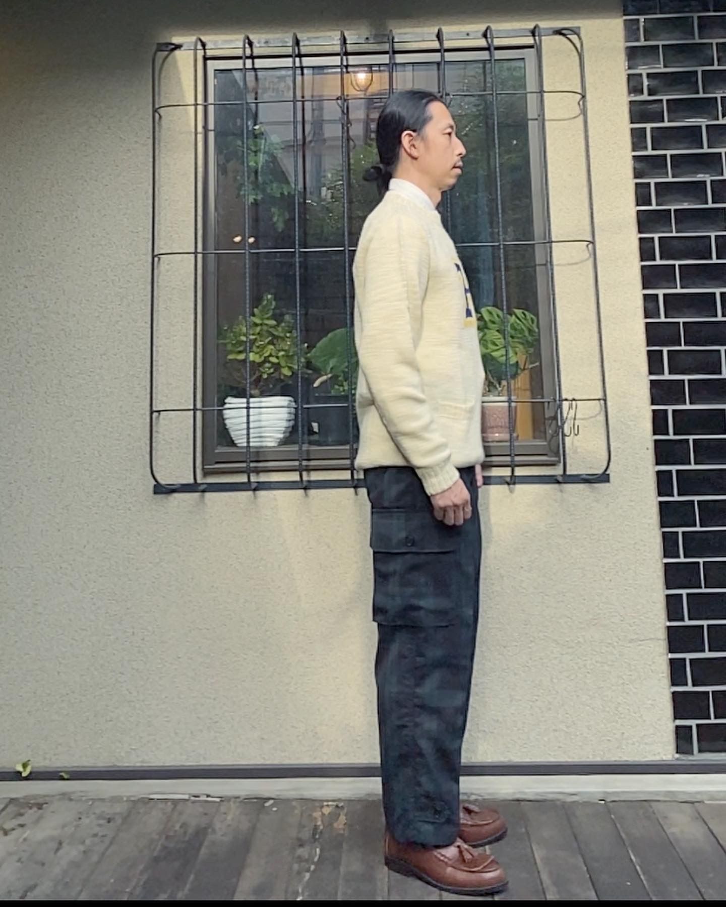 STYLE NO. 17 ブラックウォッチのカーゴパンツ①