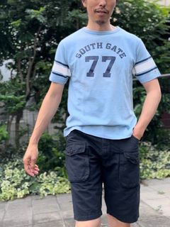 ロチェスター / ナンバリングTシャツ 77 / サックス