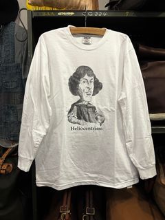 "Nicolaus Copernicus" / ニコラウス・コペルニクス / ロングスリーブTシャツ / ホワイト