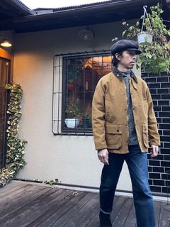 エフオービーファクトリー / FOB FACTORY / モールスキンライディング ジャケット / F2361 / カーキ