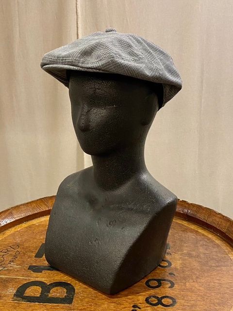 グレンチェックハンティングキャップ / グレー / ハイアー