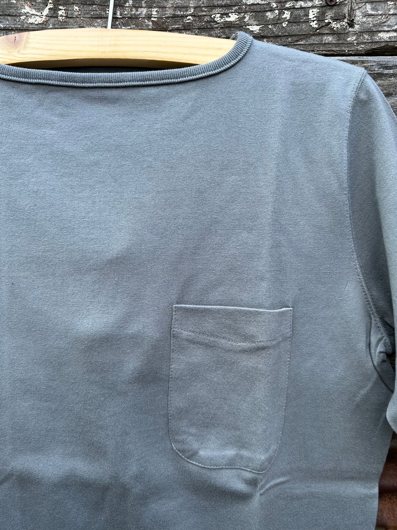 te500 / SUMMER KNIT PK T-SHIRTS / サマーニット / ポケットTシャツ / DEAN GREY