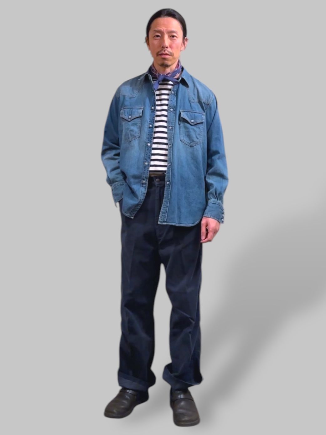 DENIM WESTERN SHIRT / デニムウエスタンシャツ / F3506