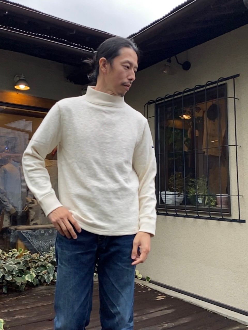 te002H / ORIGNAL NEW HIGH NECK-T / ハイネック / NATURAL