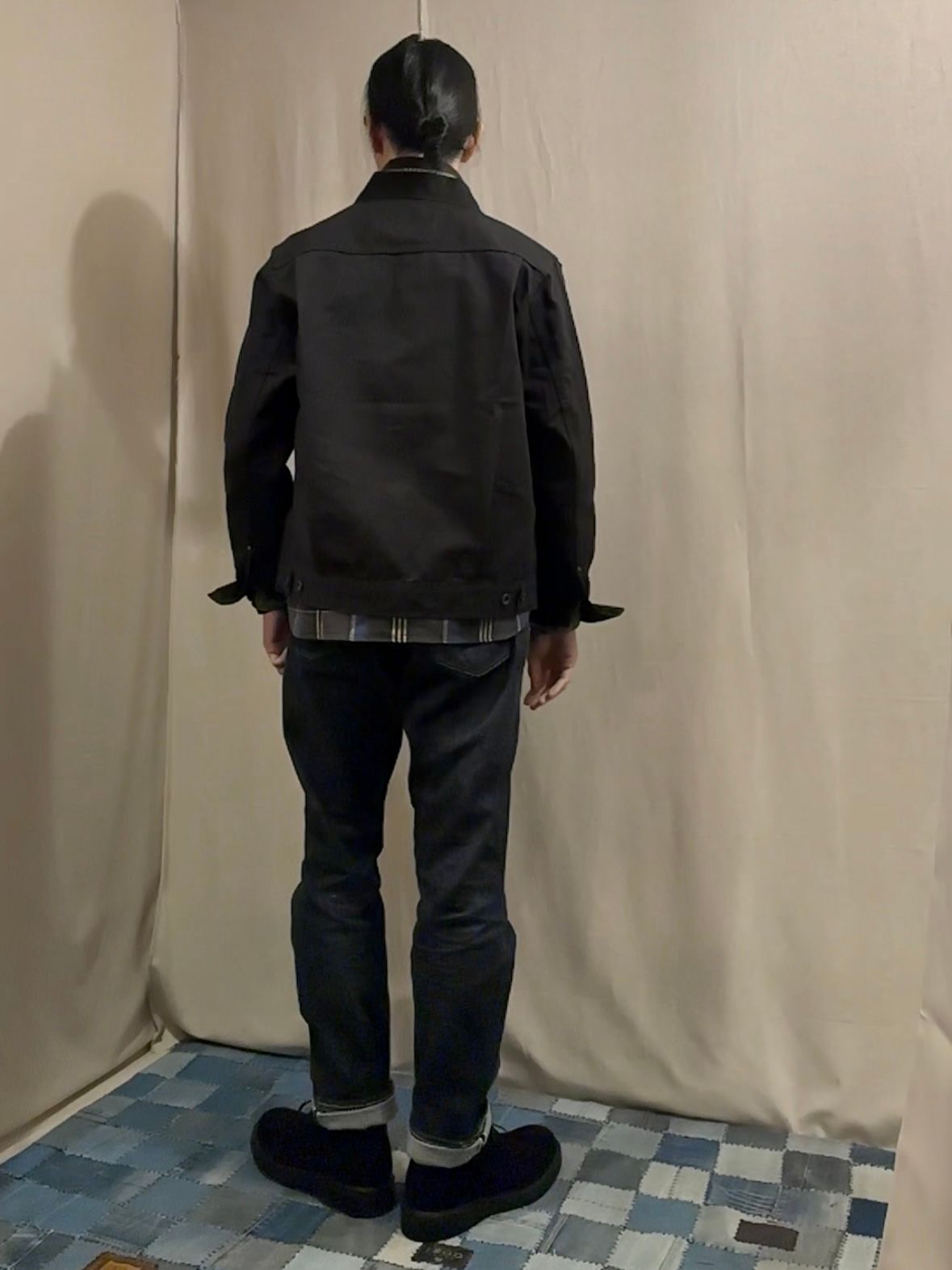 F2445 COTTON DUCK JKT / コットンダックジャケット / ブラック
