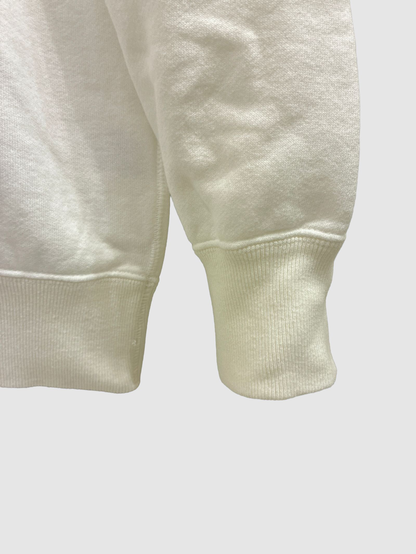 BLUE BLUE インディゴドロップ BB クルーネックスウェット/ ホワイト / ブルーブルー