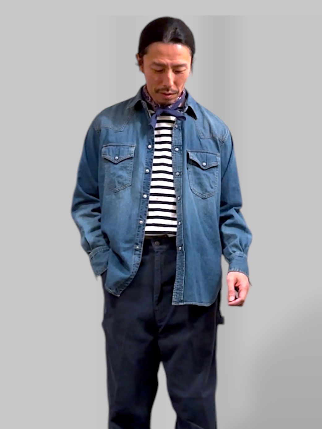 DENIM WESTERN SHIRT / デニムウエスタンシャツ / F3506