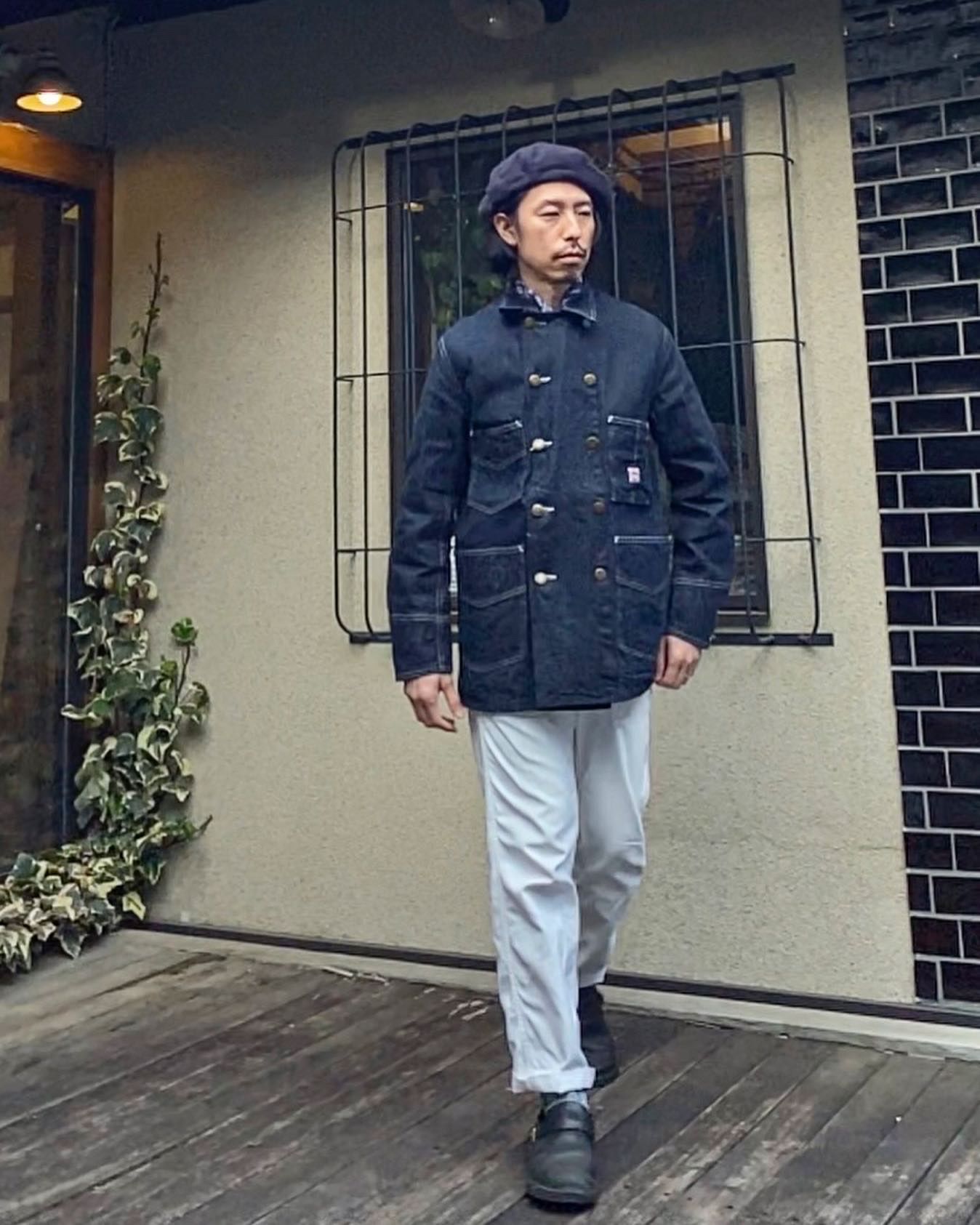 ヘッドライト / HEADLIGHT / 9.5oz. SPECIAL WEAVE DENIM DOUBLE BREASTED COAT / カバーオール / デニムジャケット