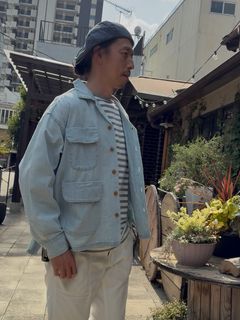 IMPRESTORE / "PORTMAN " LS / オープンカラーシャツ / シャンブレー