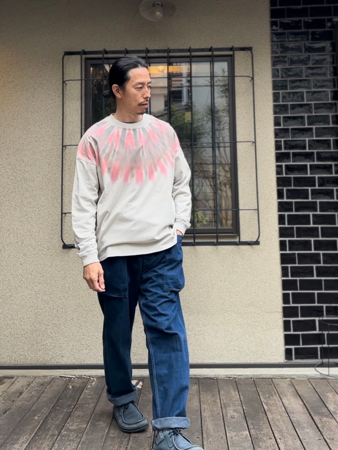 Nasngwam.×JAVARA / FEATHER L/S TEE / 卯