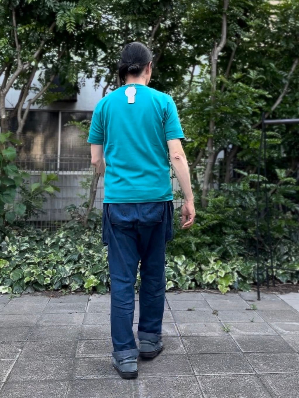 te500 / SUMMER KNIT PK T-SHIRTS / サマーニット / ポケットTシャツ / SEA BLUE