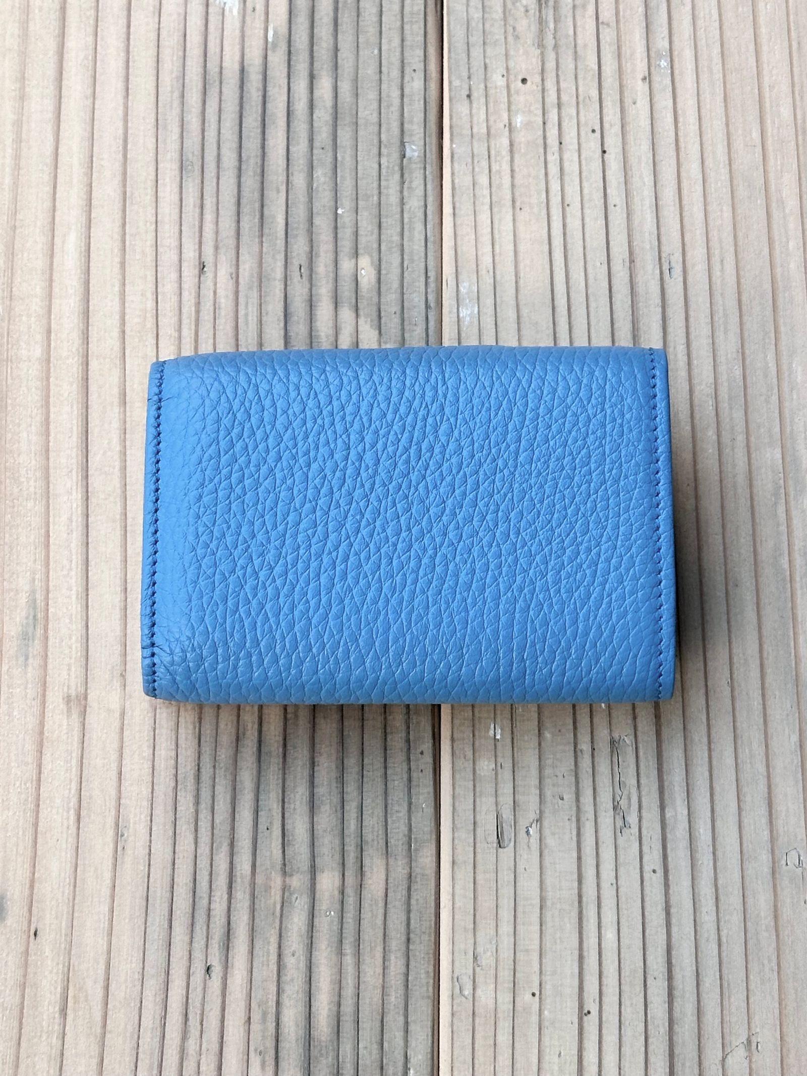 TAURILLON Compct Wallet / トリヨンラグーン コンパクトウォレット / DRAGEE（ライトブルー）