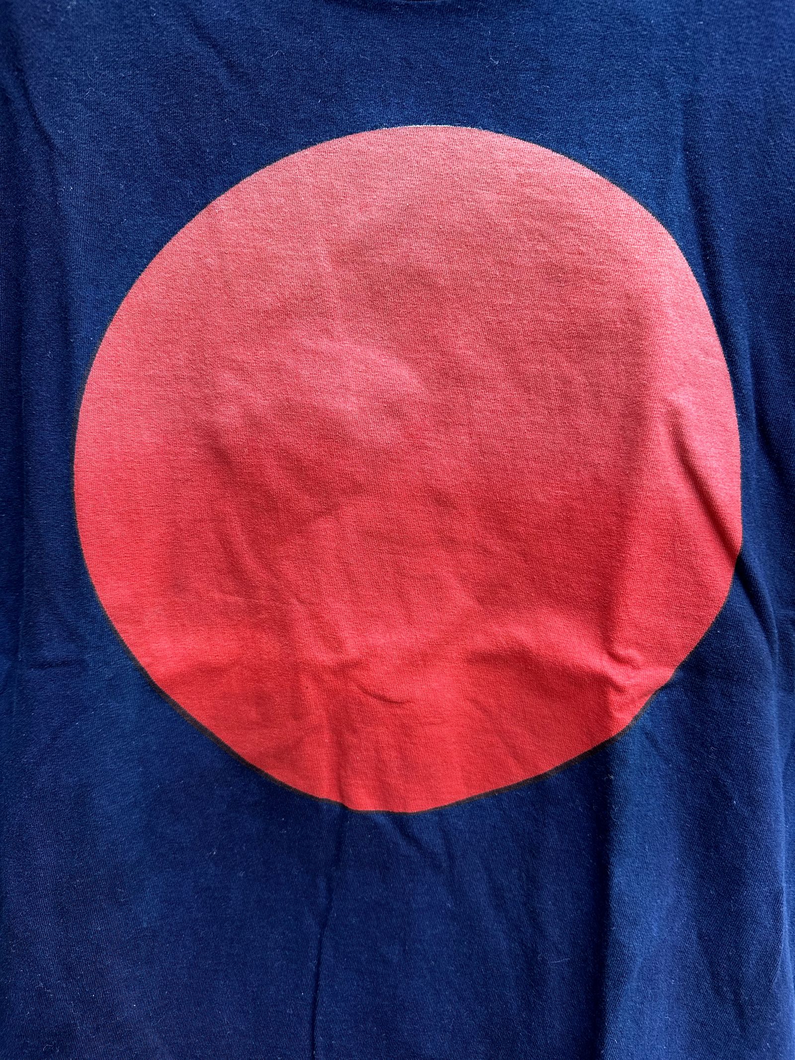 "訳あり"BLUE BLUE JAPAN インディゴオオマルグラデーションTシャツ