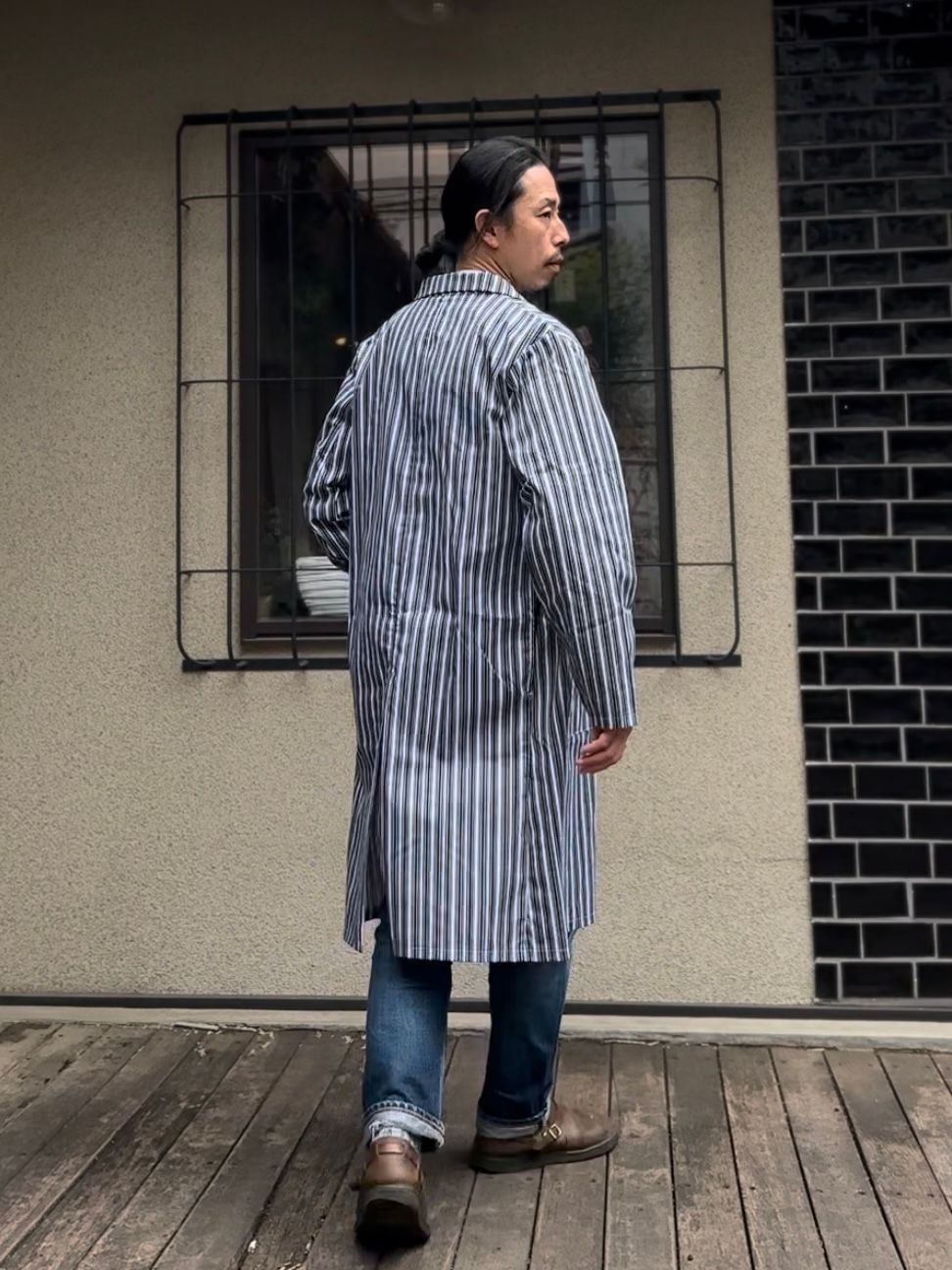 Alexandra / アレクサンドラ / Stripe Work Coat / ストライプワーク