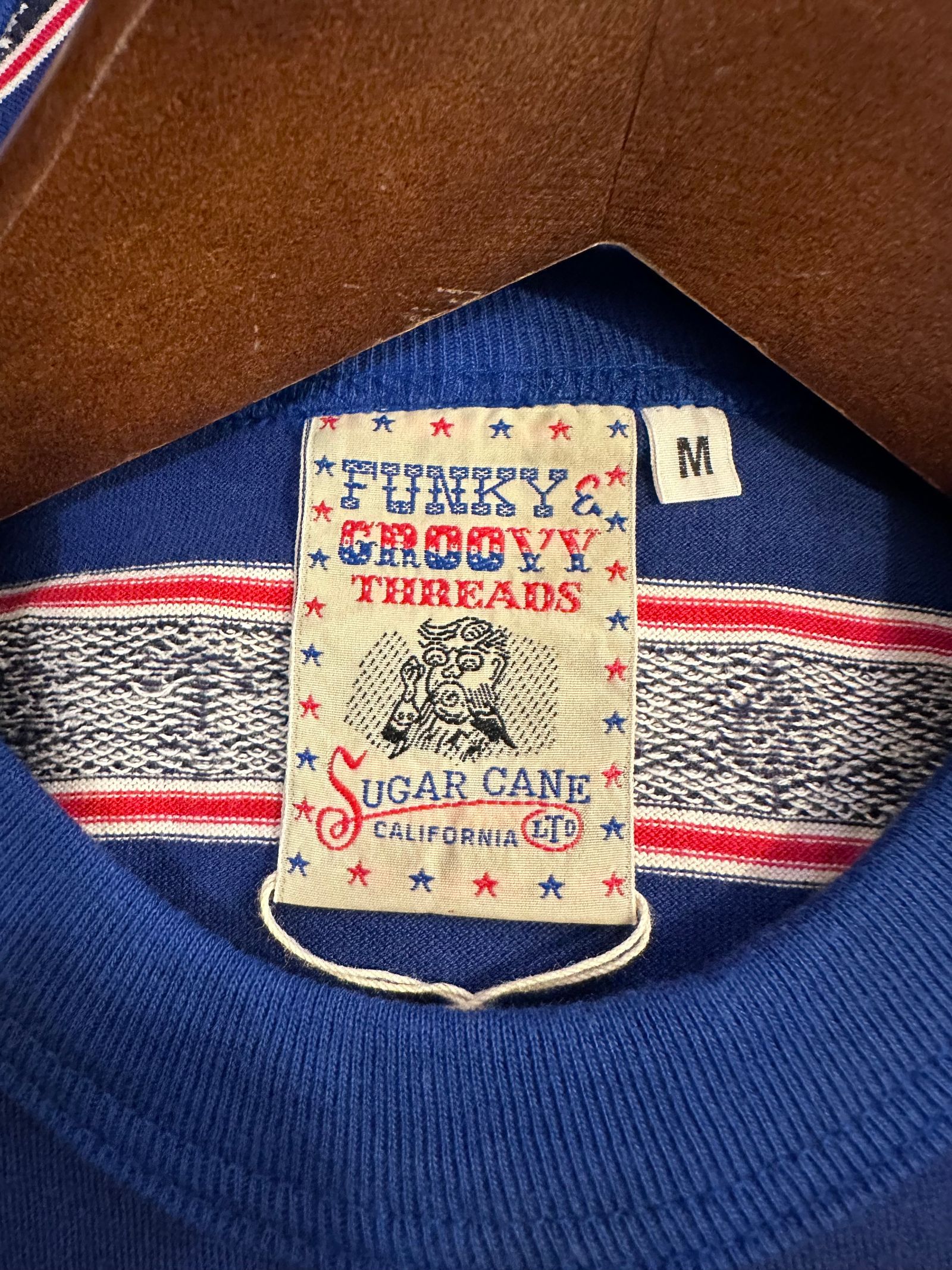 SC77706 / アンカーモチーフジャガード 半袖Tシャツ / ブルー