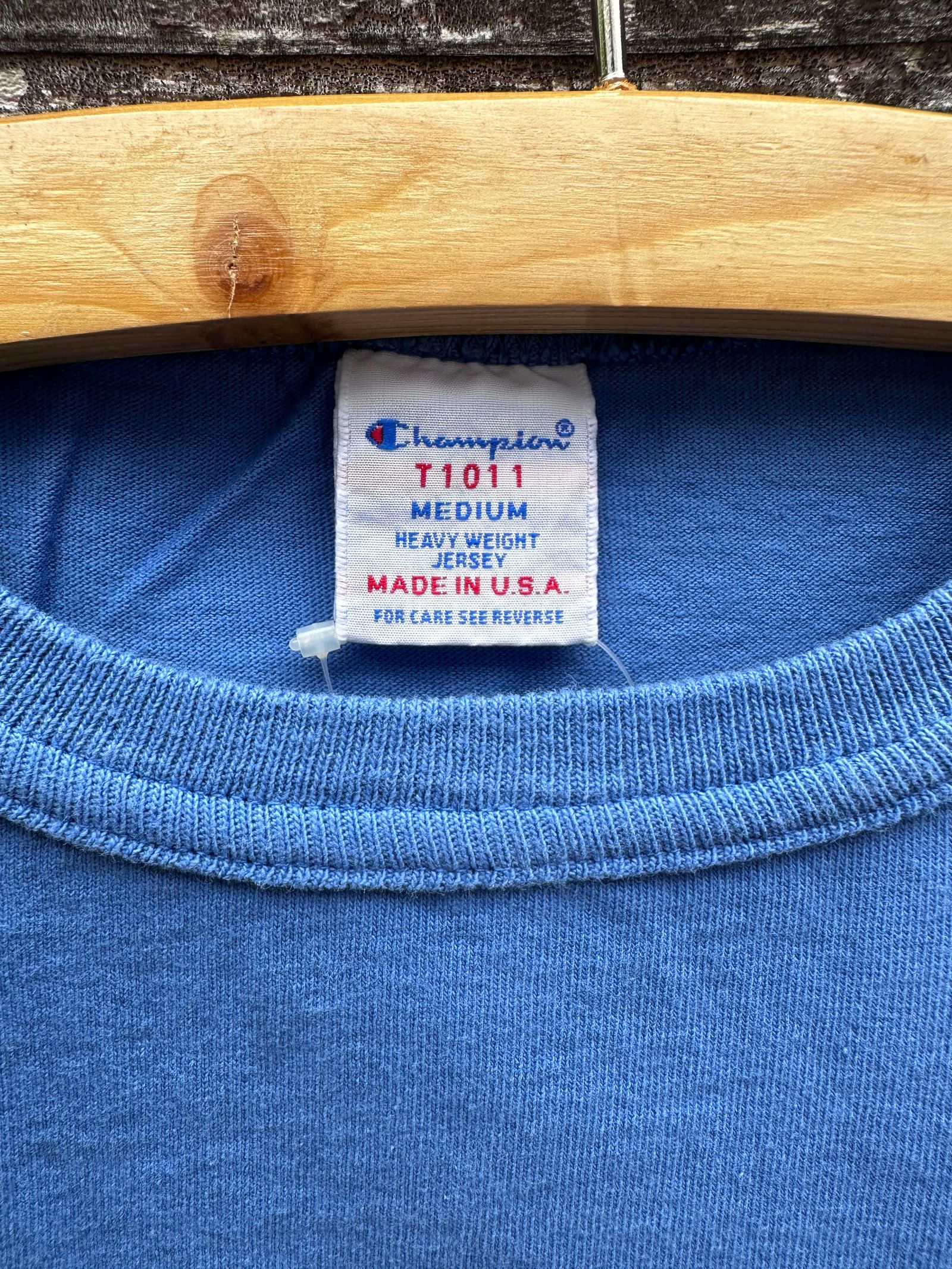 T1011 / ティーテンイレブン / ショートスリーブポケットTシャツ / MADE IN USA / ブルーグレー / デッドストック