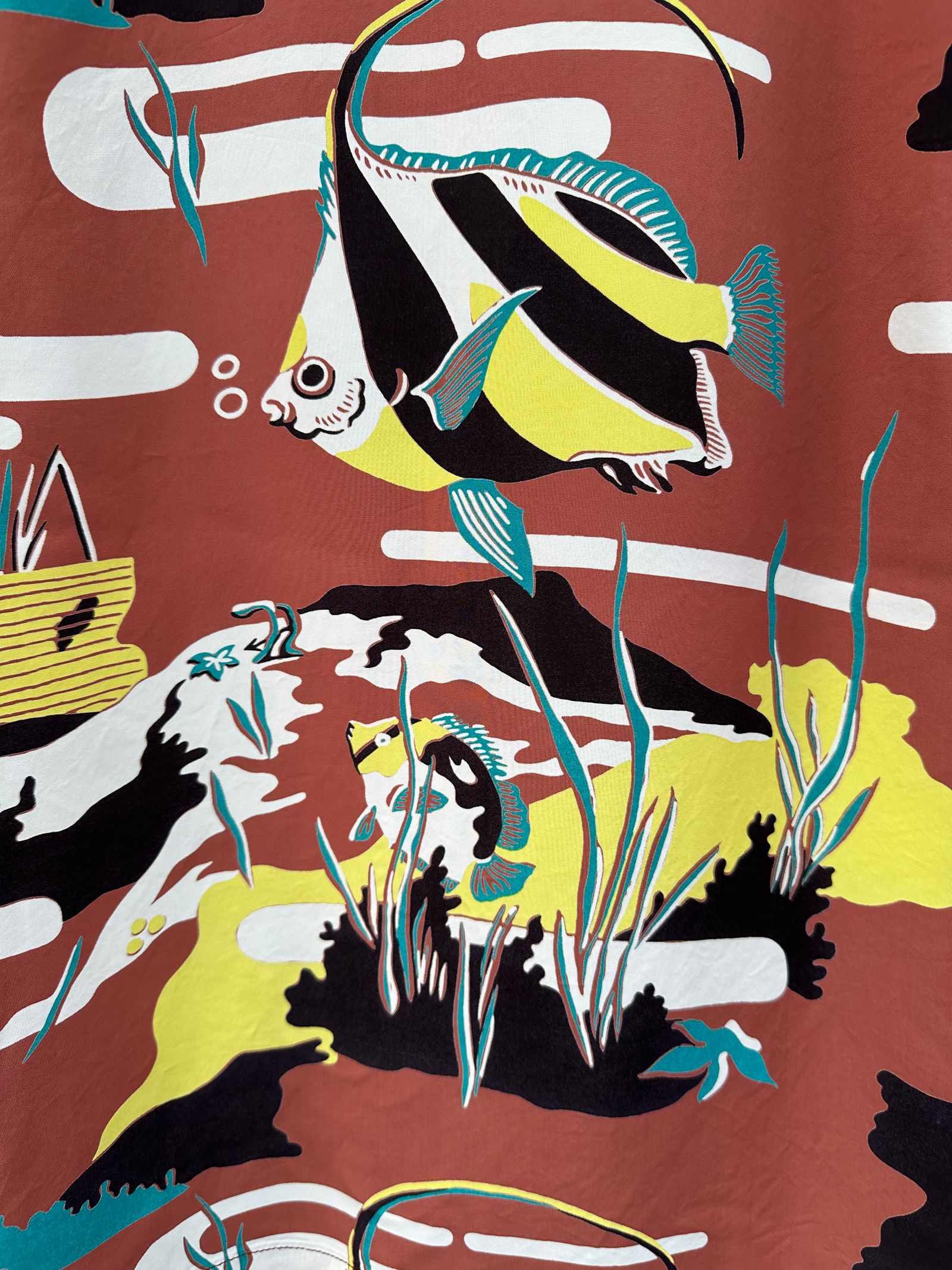 ALOHA SHIRTS “ MOORISH IDOL”/半袖レーヨンシャツ / アロハシャツ / ハワイアン / SS39029 / ブラウン (138)