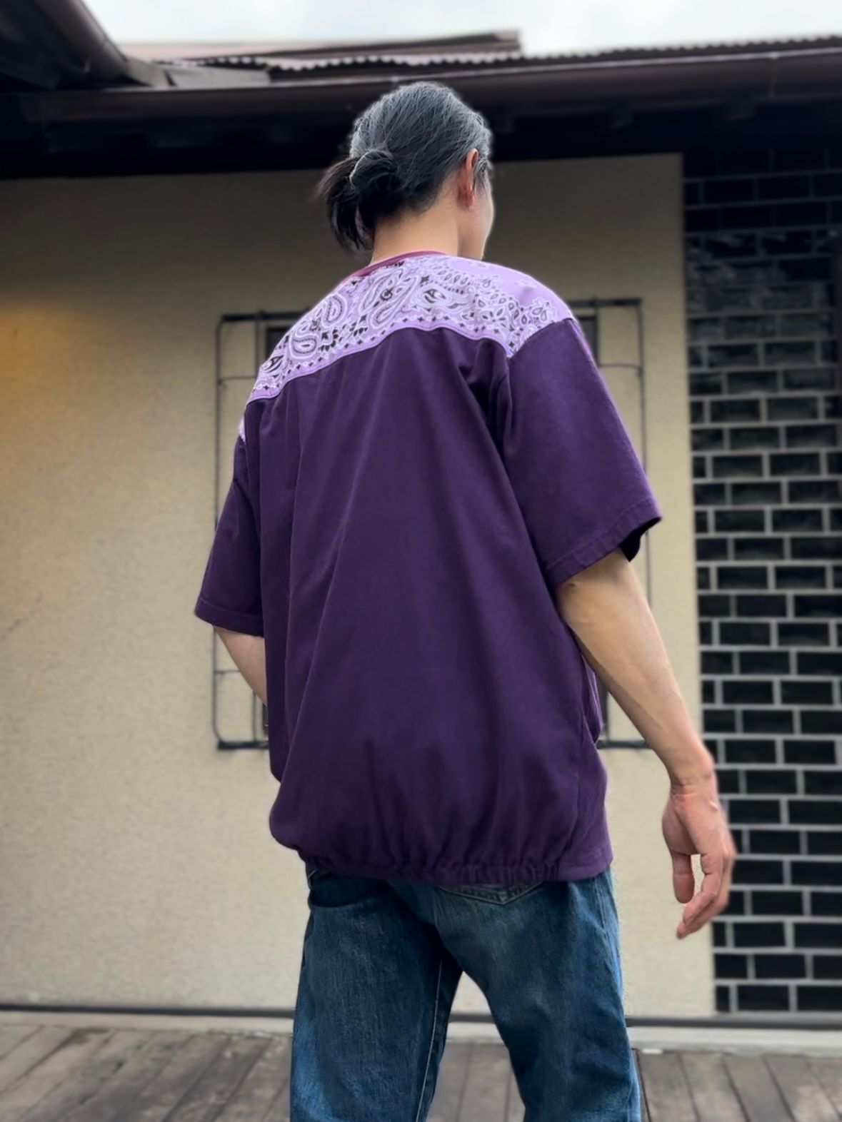 BANDANA TEE / バンダナTシャツ / パープル