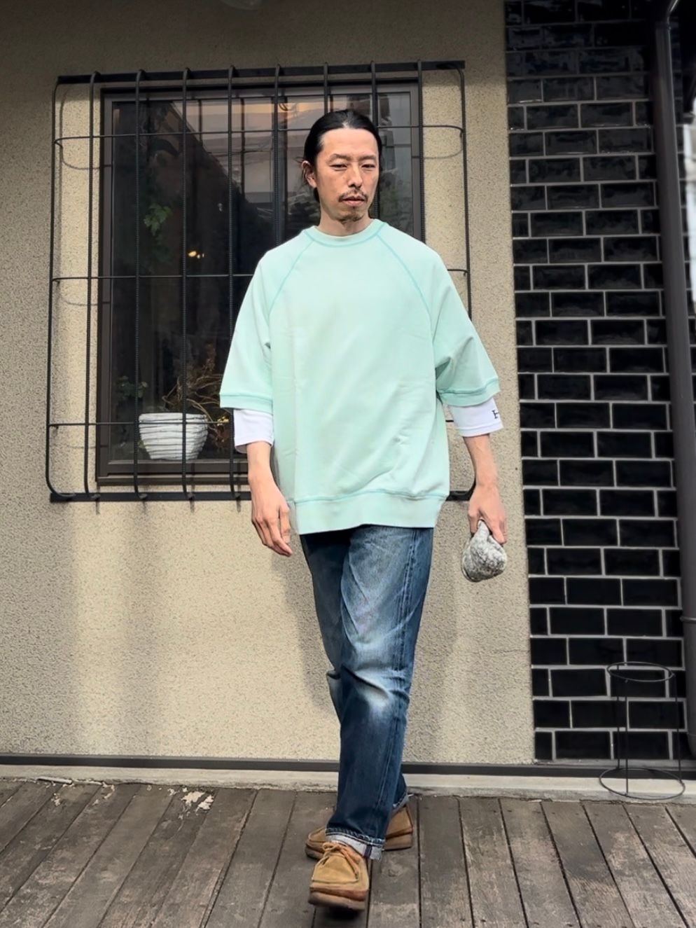 SCREEN STARS / スクリーンスターズ / Sunburned sweat tee / 半袖スウェットTシャツ /  サックス
