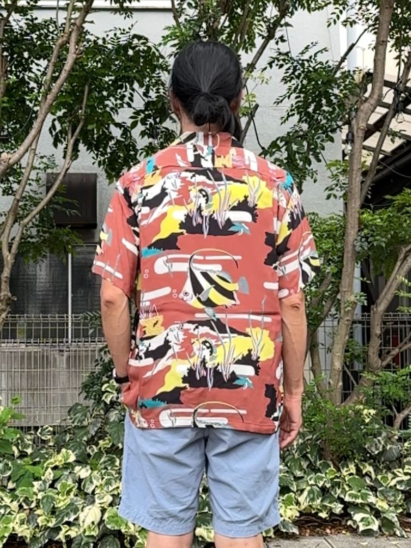 ALOHA SHIRTS “ MOORISH IDOL”/半袖レーヨンシャツ / アロハシャツ / ハワイアン / SS39029 / ブラウン (138)