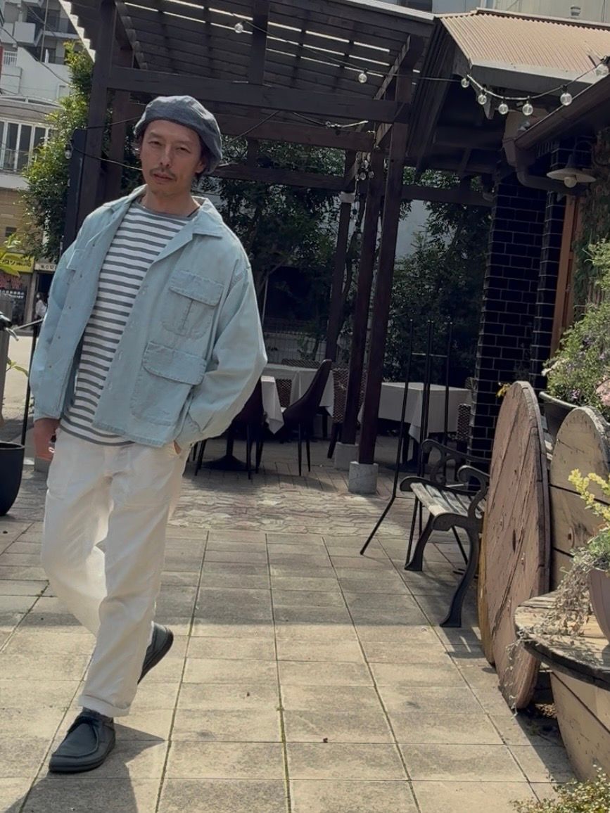 IMPRESTORE / "PORTMAN " LS / オープンカラーシャツ / シャンブレー