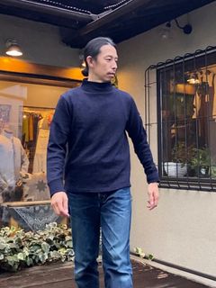 te002H / ORIGNAL NEW HIGH NECK-T / ハイネック / NAVY