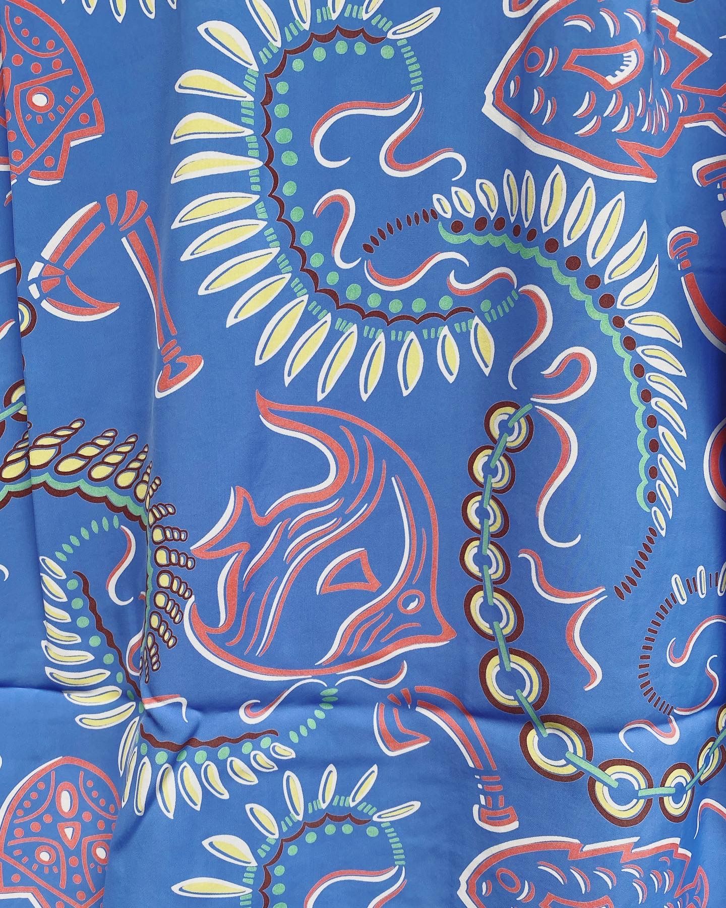 PARADISE PICTOGRAPH /半袖レーヨンシャツ / アロハシャツ / ハワイアン / SS38811 / ブルー(125)