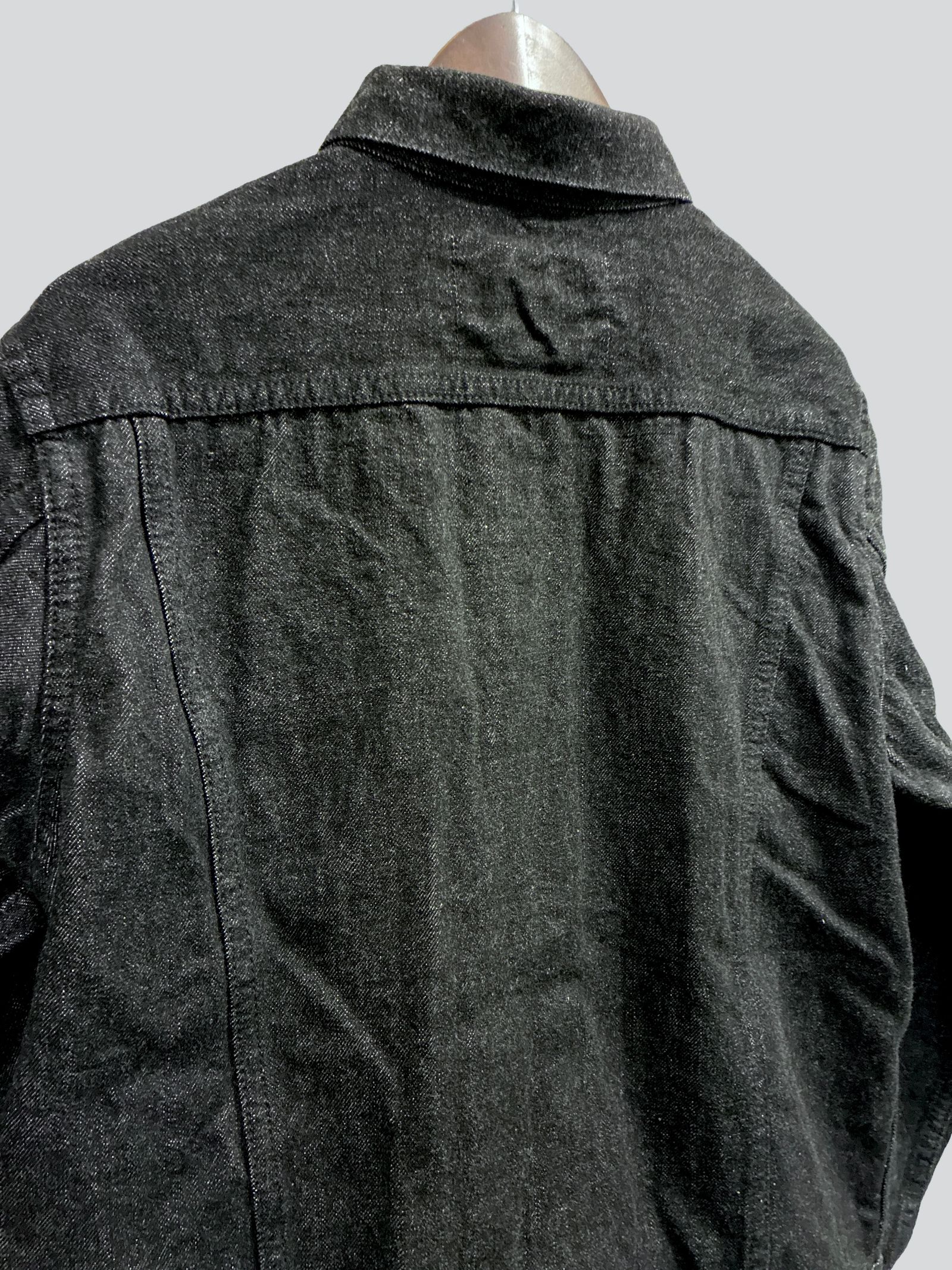 FOBファクトリー / F2444 SELVEDGE DENIM 3rd JKT / セルビッジデニム3rd ジャケット / ブラックデニム