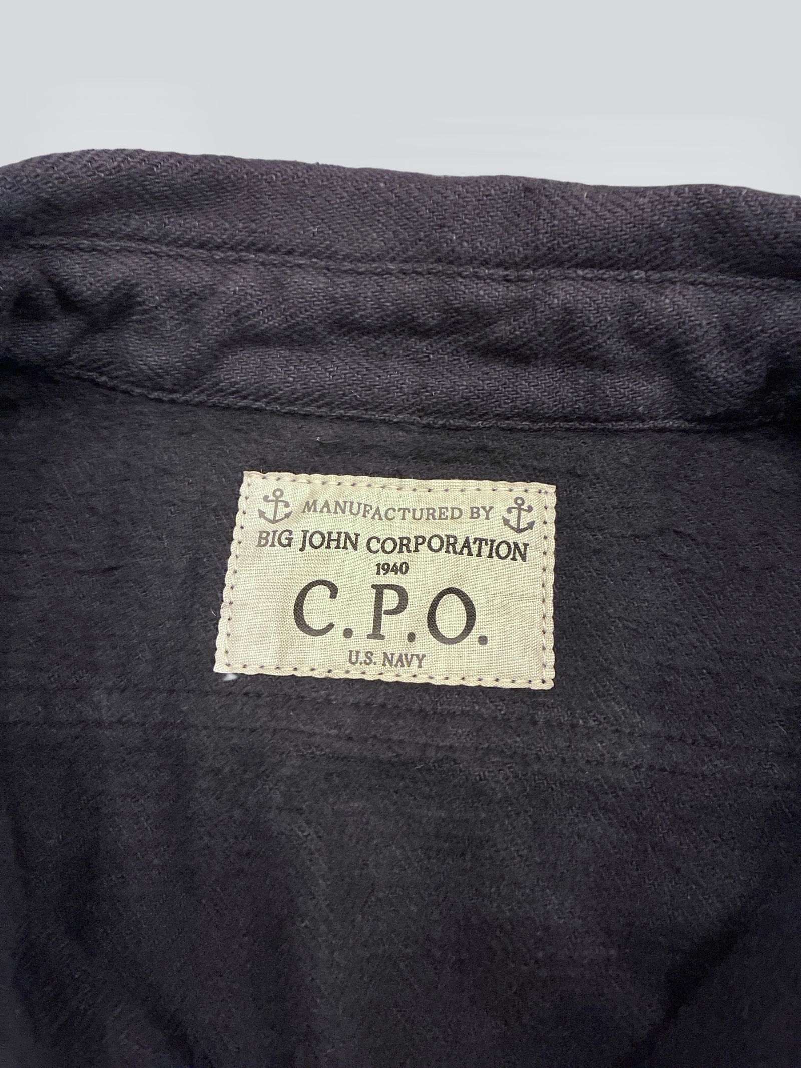 US NAVY CPOシャツ / ネイビー / ビッグジョン