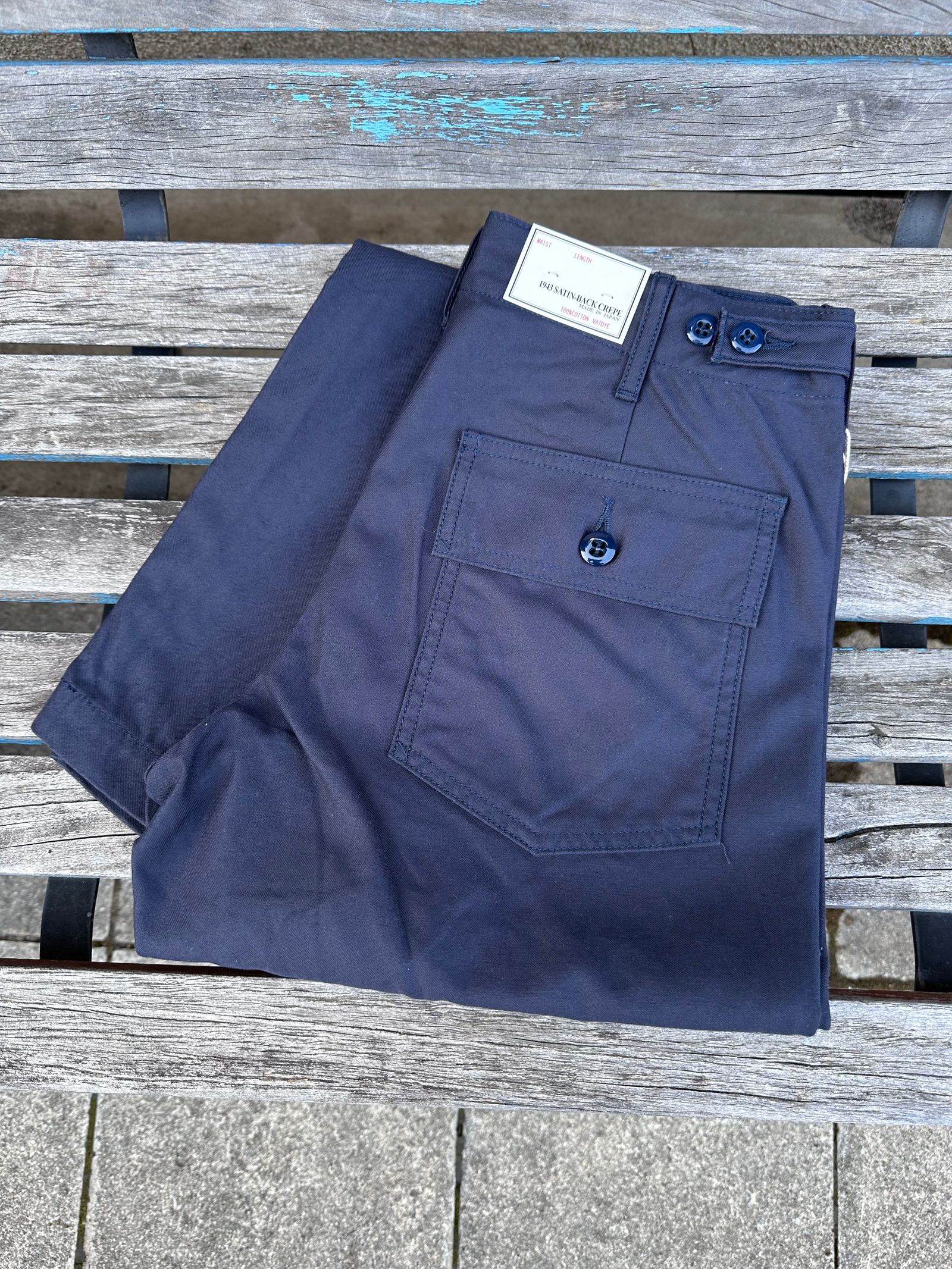 FOB FACTORY - F0431 / BAKER PANTS / ベイカーパンツ / ベーカー / ファティーグパンツ / ワークパンツ /  ネイビー | NARO CLOTHING