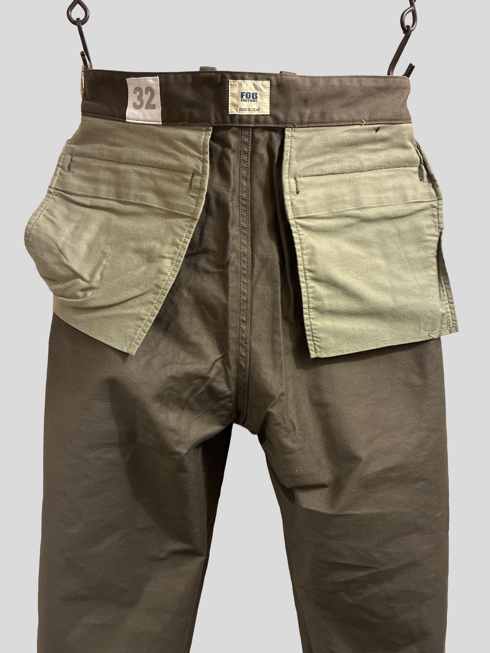 M-52フレンチアーミーチノ/ F0512 / オリーブ / エフオービーファクトリー / FOB FACTORY