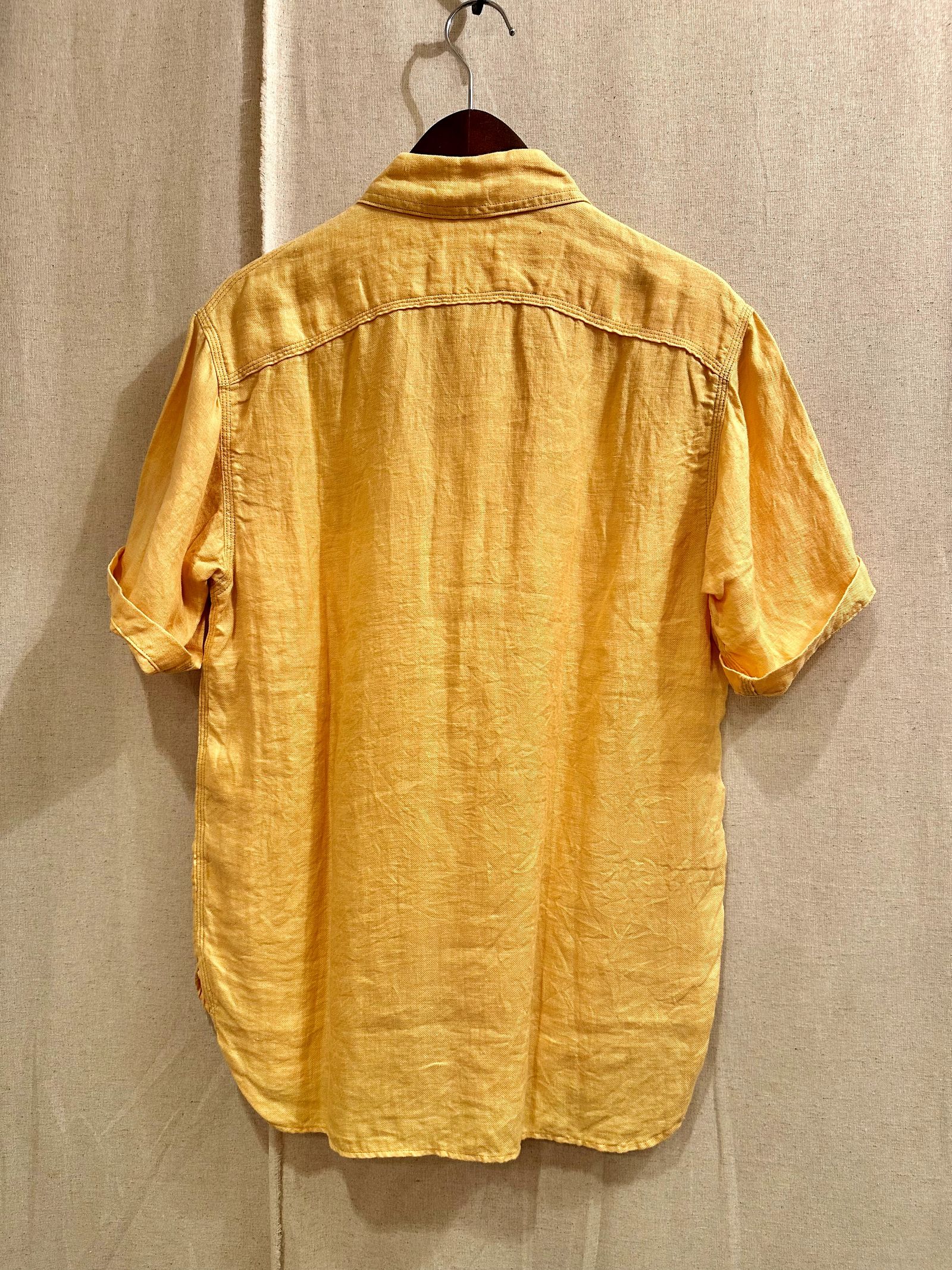 LINEN HALFSLEEVE WORK SHIRTS リネン半袖ワークシャツ