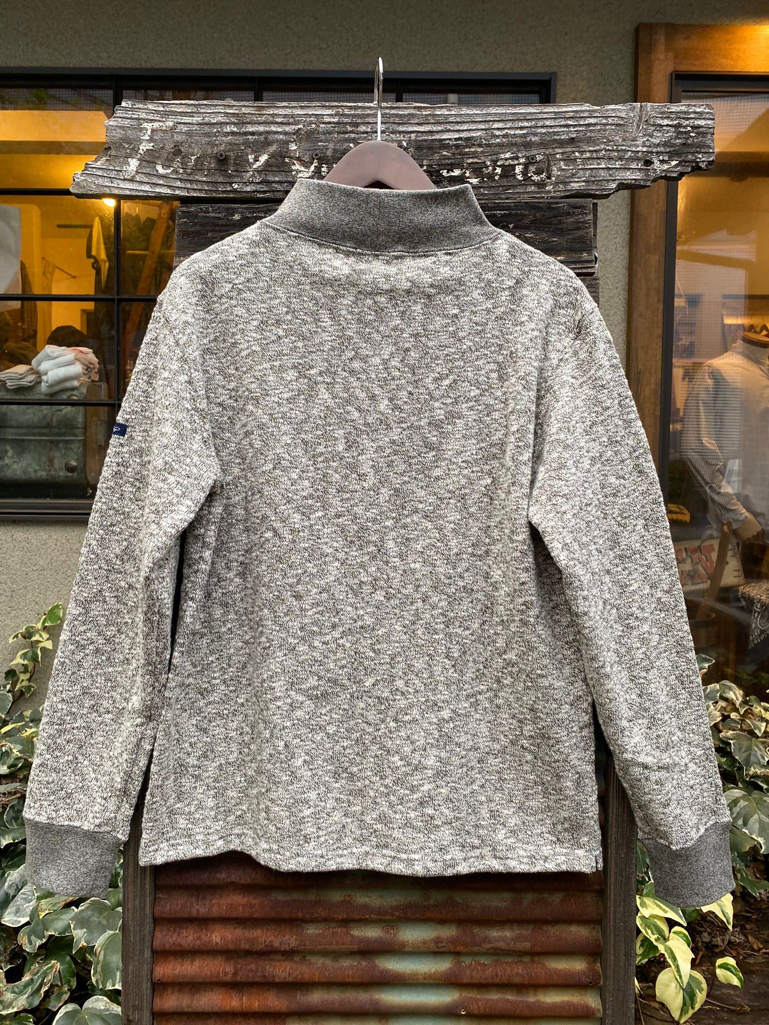 te002H / ORIGNAL NEW HIGH NECK-T / ハイネック / MIX CHARCOAL
