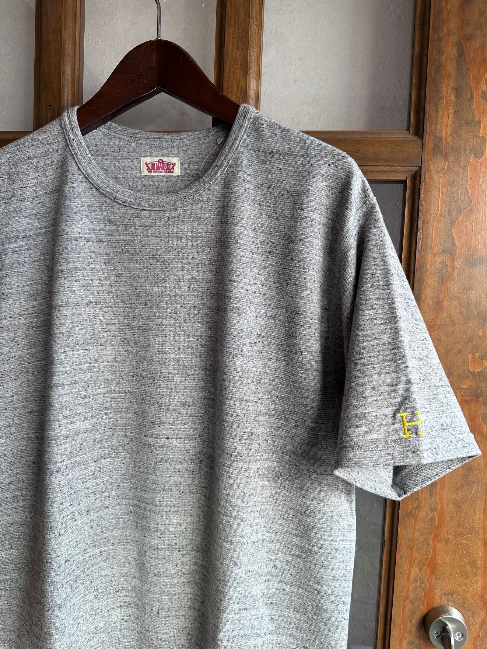ストレッチフライス ルースショートスリーブTシャツ / グレー