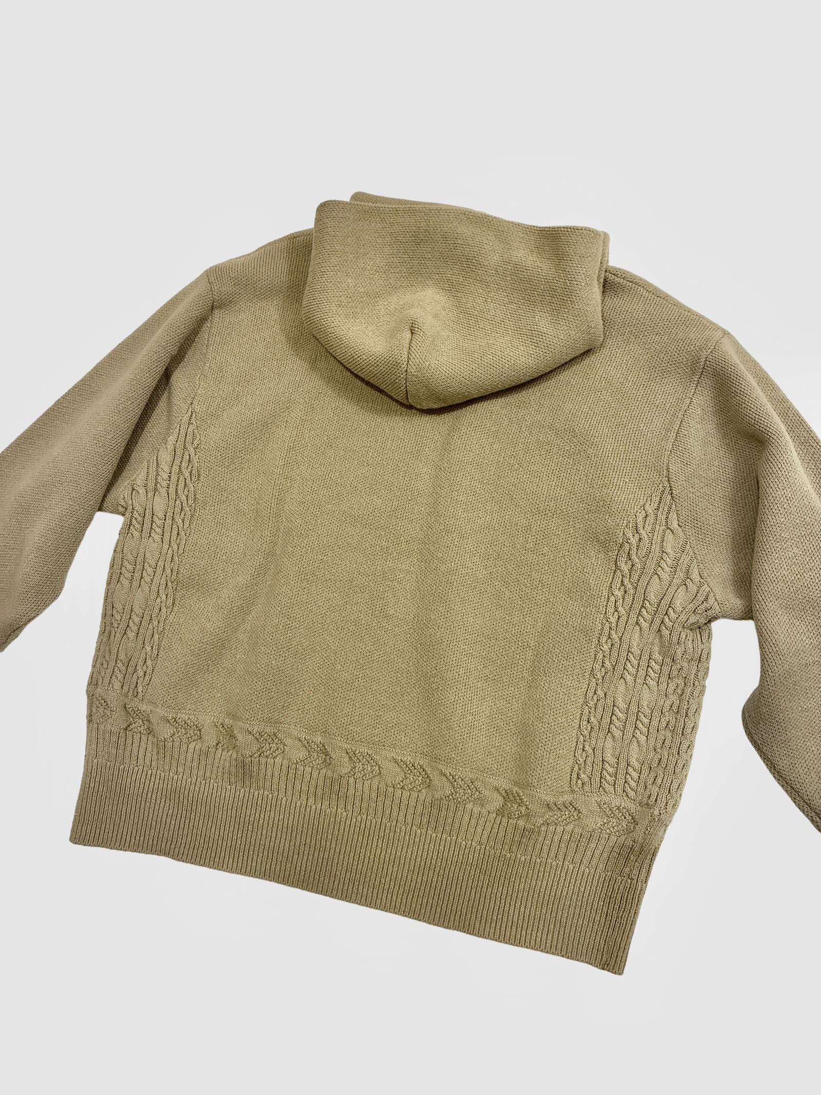 ACTUALLY PARKA / ニットパーカー / グレージュ / ナスングワム